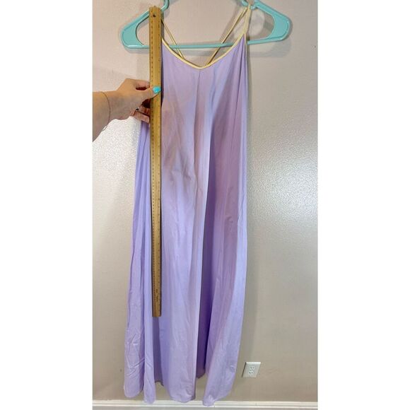 NWT ELF Bali Gabriella Open Back Lilac Cottagecore Slip Dress Women's Medium - Picture 7 of 10
